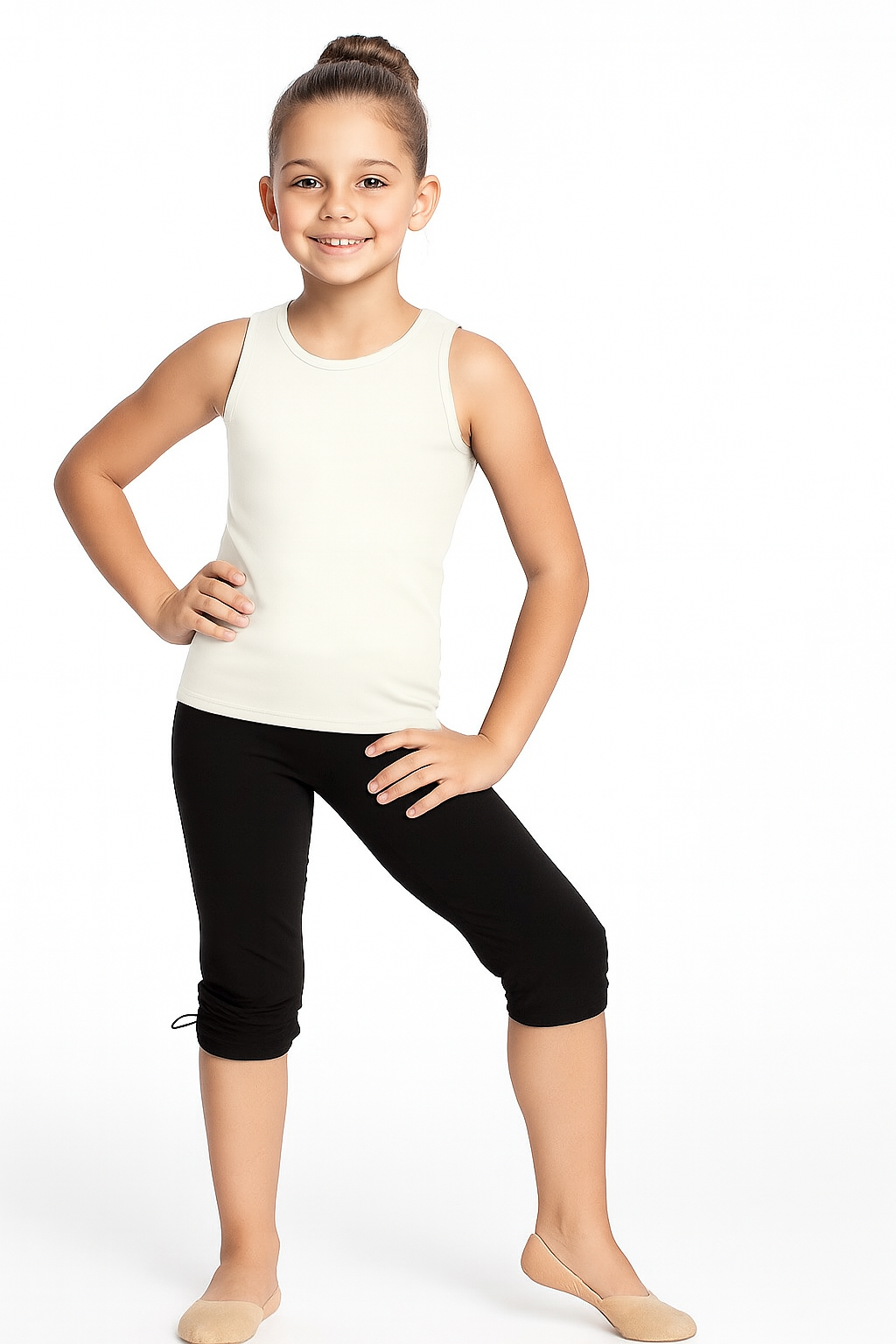 Girls wide strap tank top