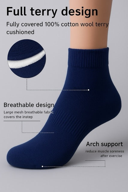 Women half terry high socket socks