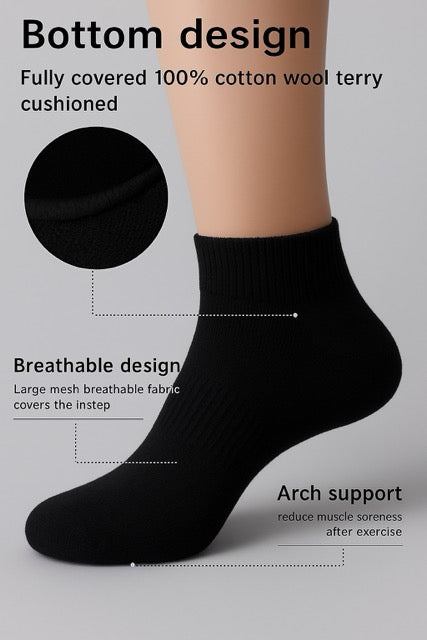 Women half terry high socket socks