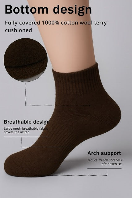 Women half terry high socket socks