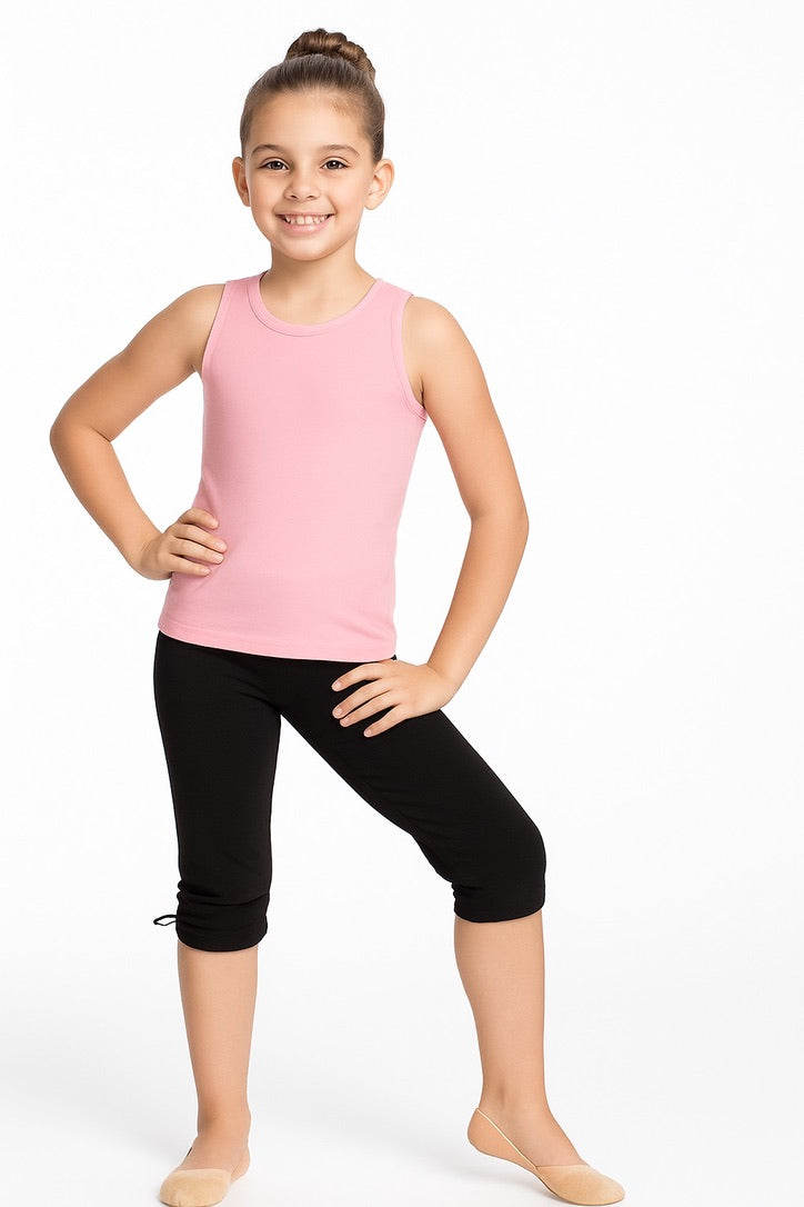 Girls wide strap tank top