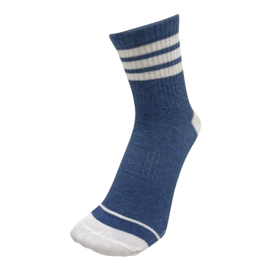 Men half Terry high socquette socks