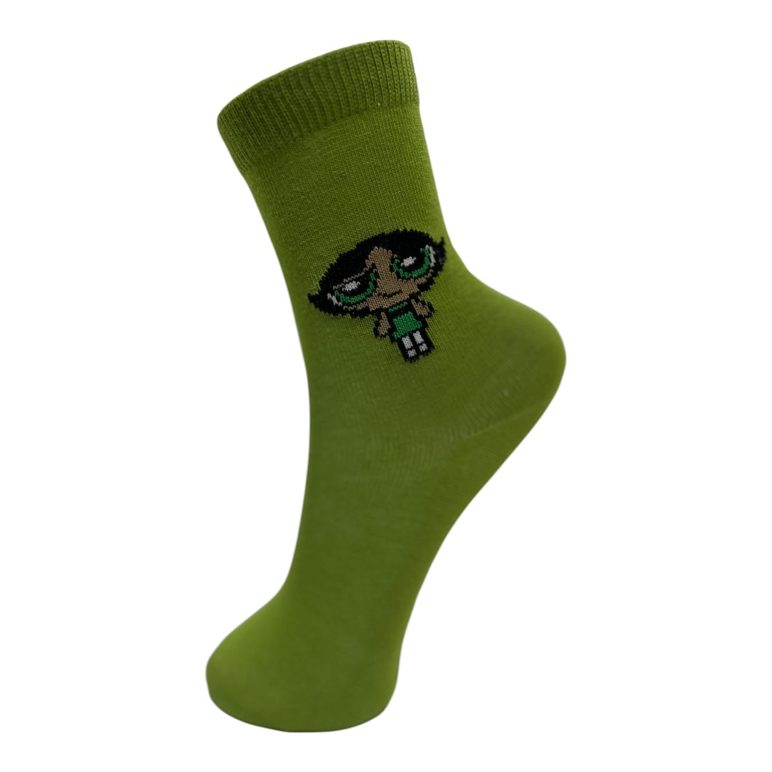 Girls mid-calf socks