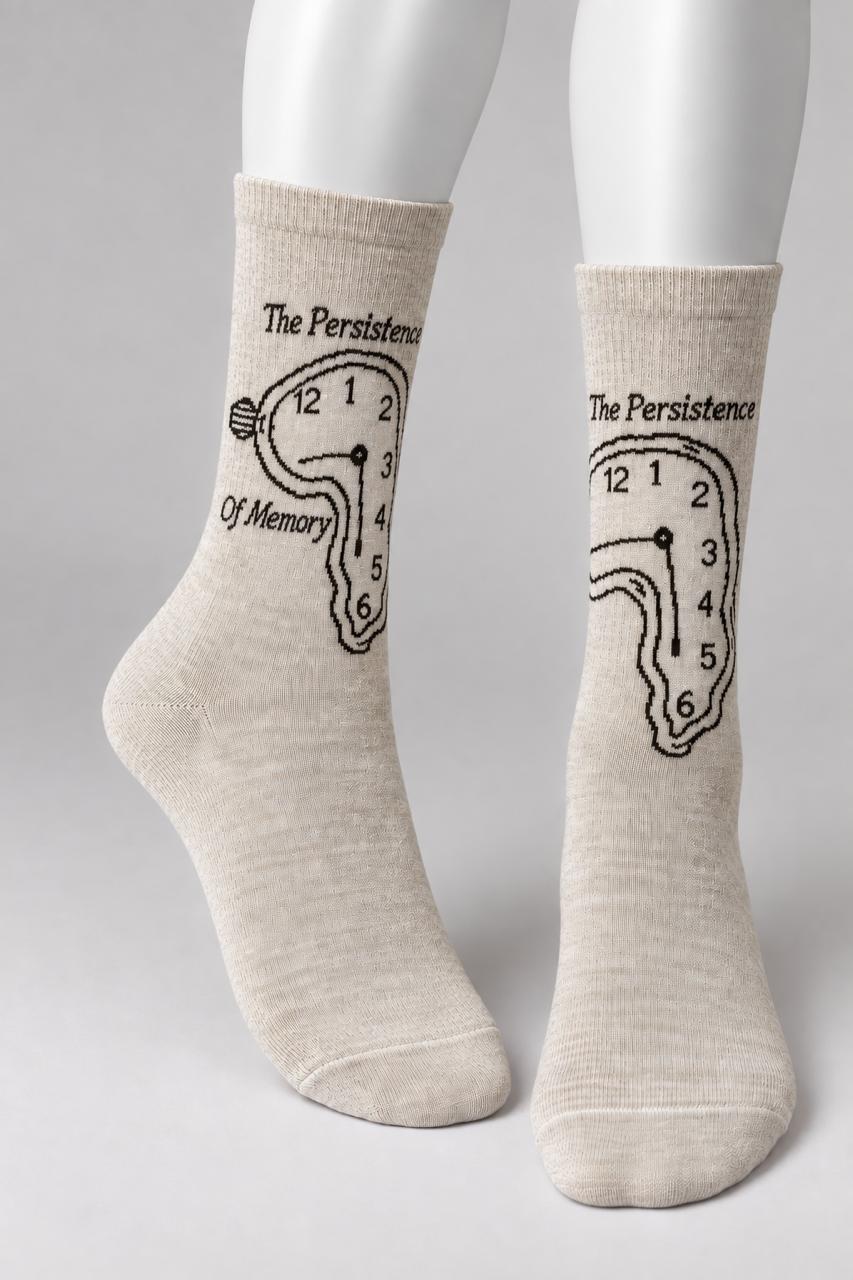 Melting Clock Socks
